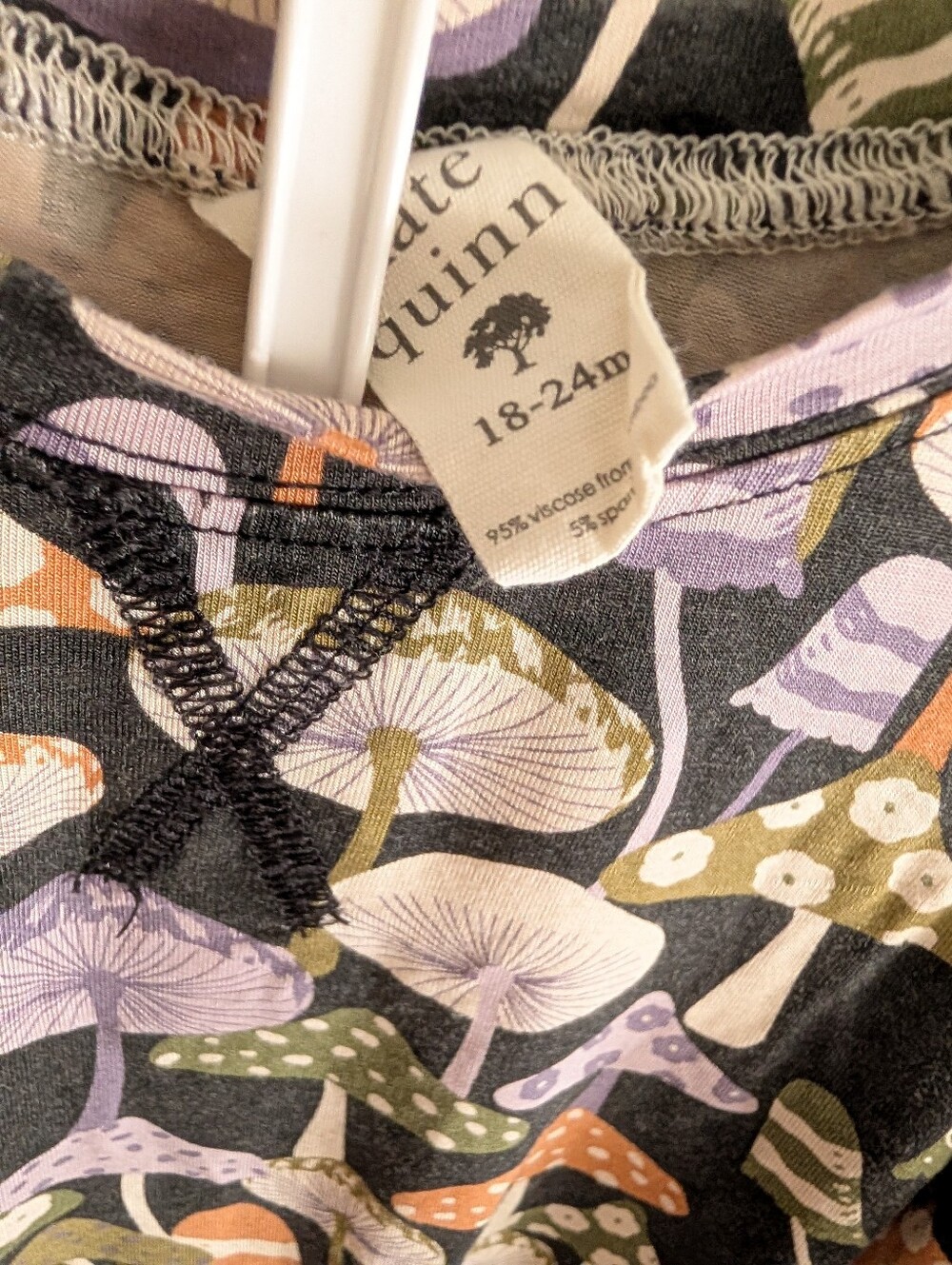 VGUC 18-24M Kate Quinn Organics 🍄 Mushroom Print Jogger Set - Picture 3 of 4